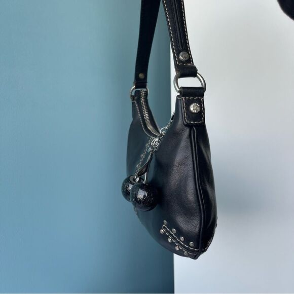 MICHAEL KORS Studded Astor Hobo Baguette Mini Bag Hamilton Hampton SoHo - Picture 2 of 12